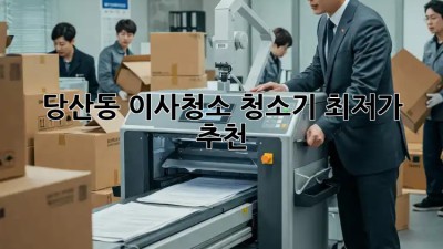 당산동 이사청소 청소기 최저가 추천! ✨